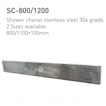 ECT Shower Chanel Stainless Steel 304 Grade 2 Sizes Available